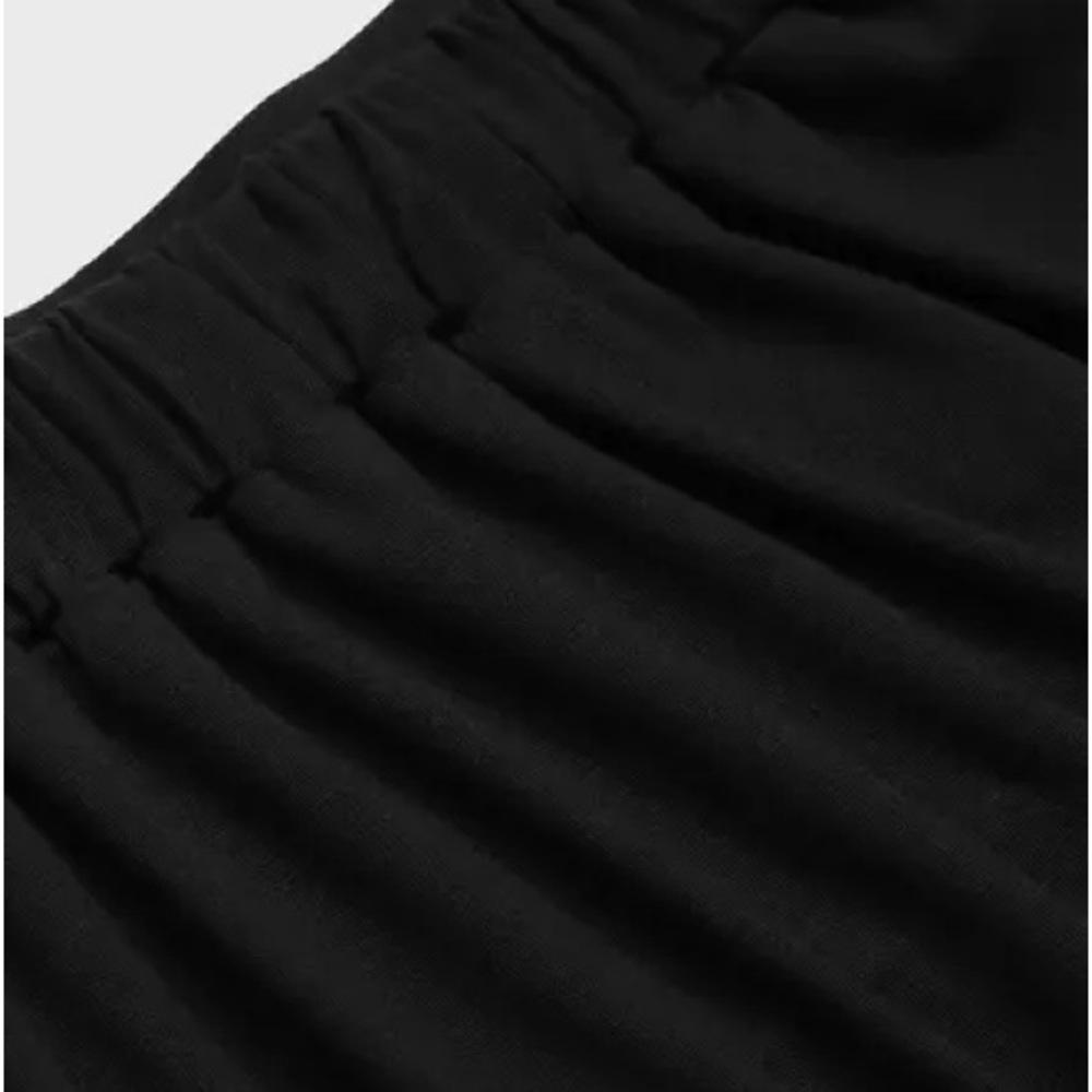 Plus Black  High Rise Swing Skirt - Picture 4 of 8